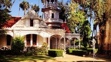 Queen Anne Cottage at the LA County Arboretum