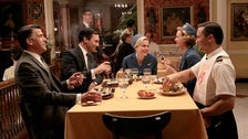 Don and Sal have dinner from &quot;Mad Men&quot; Season Three