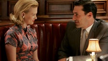 Betty and Don at Toots Shor&#039;s from &quot;Mad Men&quot; Season One