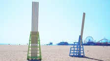 Singing Beach Chairs in Santa Monica