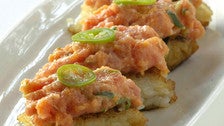 Spicy tuna with crispy rice at Kiwami by Katsuya