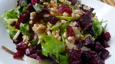 Beets and farro salad at LYFE Kitchen