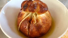 Garlic knot at Milo and Olive