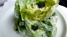 Caviar salad at Petrossian