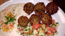 Falafel plate at Habayit