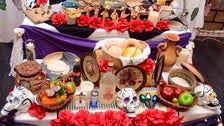 Day of the Dead student altar on view at Vincent Price Art Museum
