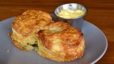 Cheddar buttermilk biscuits at Charcoal