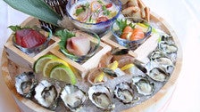 Oysters, sashimi and crab at Chaya Downtown Los Angeles