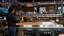 Pouring beer at Firestone Walker - The Propagator in Venice