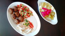 Falafel plate at Habayit