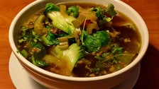 Oxtail soup “Bulalo style” at L.A. Rose Cafe