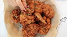 Fried chicken at Ledlow