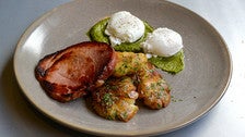 Olympia Provisions ham and poached eggs at Local Kitchen &amp; Wine Bar