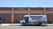Mariscos Jalisco truck in Downtown L.A.
