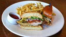 Grilled chicken sandwich at Napa Valley Grille