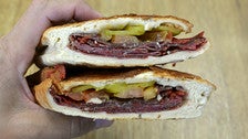 Sahag&#039;s Basturma sandwich