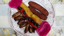 Sausage plate at Sahag&#039;s Basturma