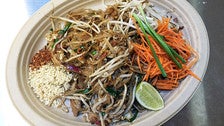Pad thai at Sticky Rice in the Grand Central Market