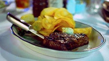 Prime sirloin pepper steak at Taylor&#039;s