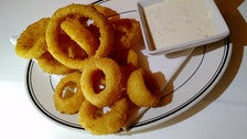 Onion rings at The Grill On the Alley