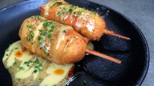 Corn dogs at The Lobster