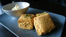 Spicy coconut and red curry biscuits at The Tripel