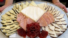 Cheese and meat platter at Wheel House Cheese