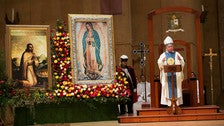 Midnight Mass celebrating Our Lady of Guadalupe