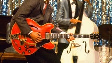 Marty McFly &quot;invents&quot; rock &#039;n&#039; roll in &quot;Back to the Future&quot;