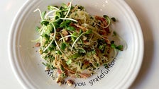 “Terrific” Pad Thai kelp noodles at Café Gratitude