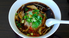 Duck noodle soup at Rodded