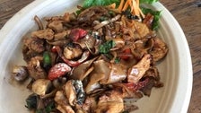 Pad kee mow at Sticky Rice II in Grand Central Market