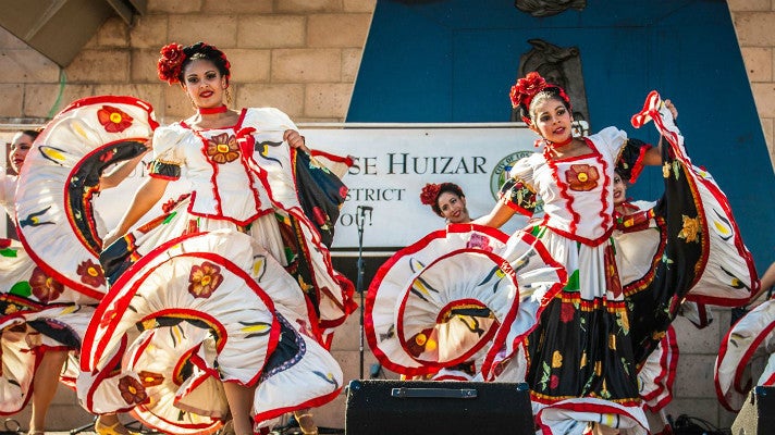 Dancers at Mariachi Plaza Festival
