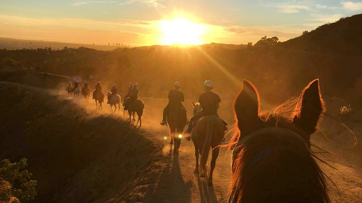 Sunset ride at Sunset Ranch Hollywood