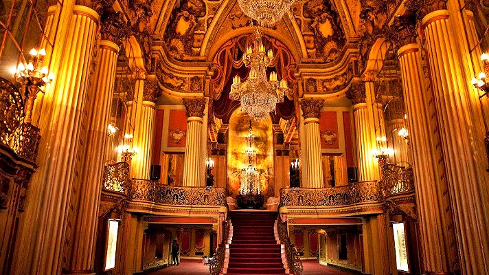 Lobby of the Los Angeles Theatre in Downtown L.A.