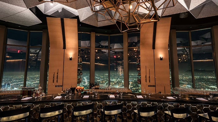 Bar at 71Above in the U.S. Bank Tower