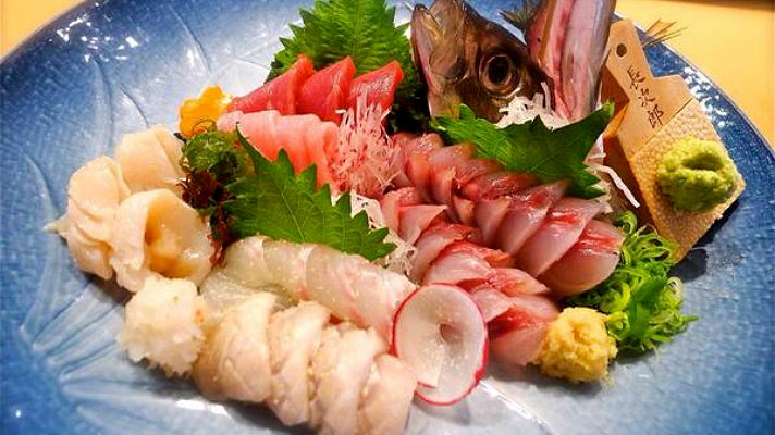 Assorted sashimi at Asanebo