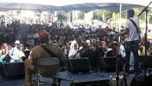 View from the stage at the Central Avenue Jazz Festival