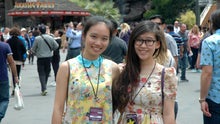 Sally Guo and Susanna Niu at Jurassic Park, Universal Studios Hollywood