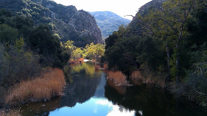 Malibu Creek at Malibu State Park