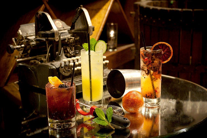 Cocktails at Basement Tavern