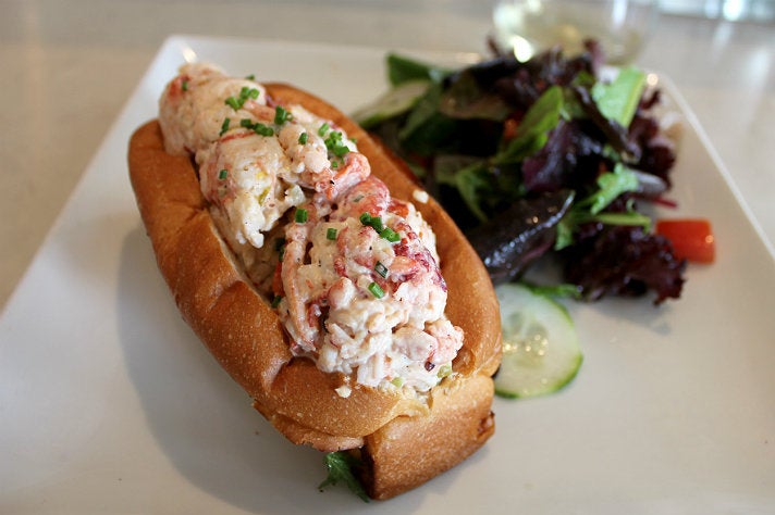 Lobster roll at Blue Plate Oysterette