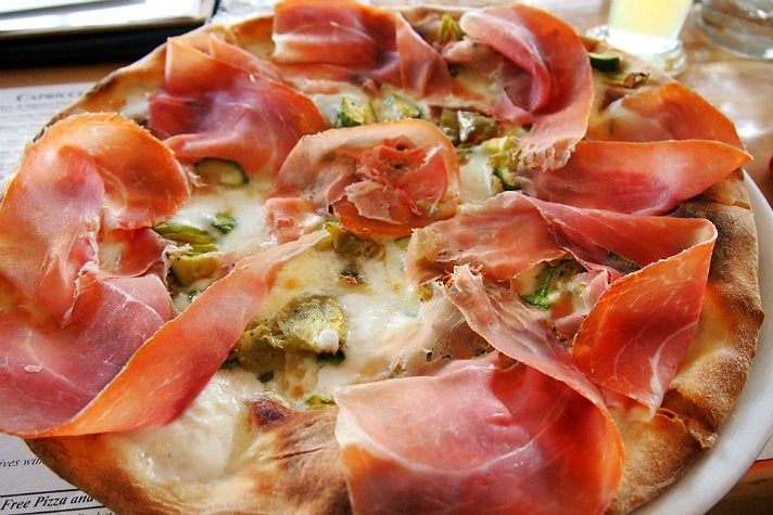 La Bianca pizza at Pizzeria Il Fico