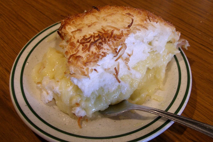 Coconut cream pie at Pie &#039;N Burger