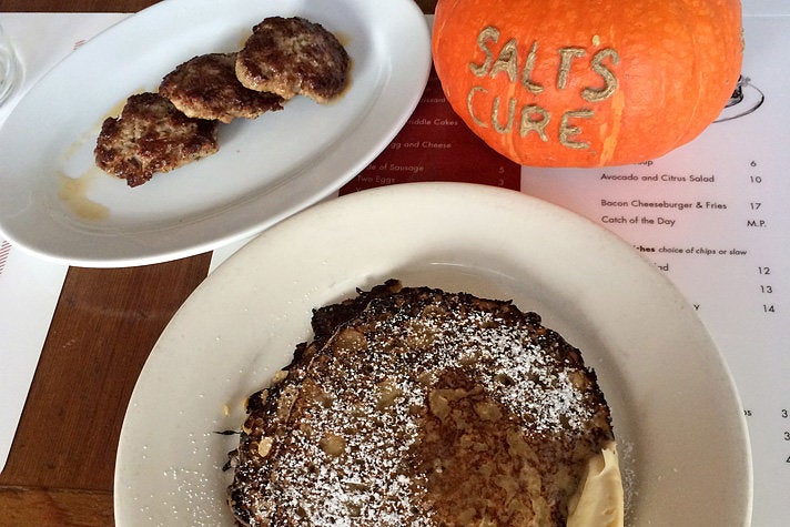 Oatmeal griddle cakes at Salt&#039;s Cure