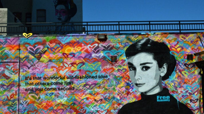 Audrey Hepburn by Free Humanity