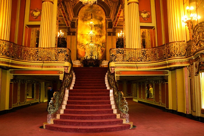 Lobby at Los Angeles Theatre in Downtown L.A.