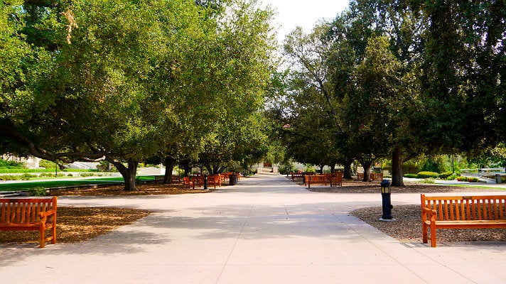 Central Quadrangle at Occidental College from &quot;Clueless&quot;