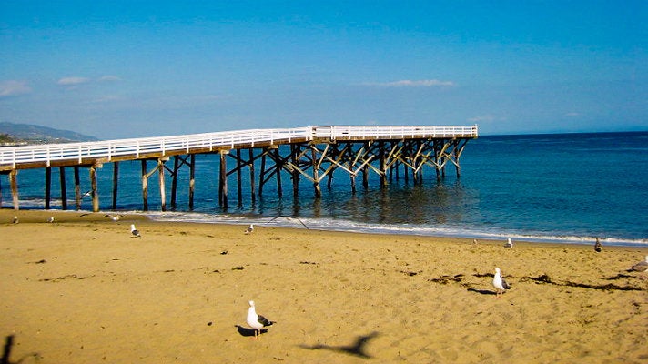 The pier at Paradise Cove