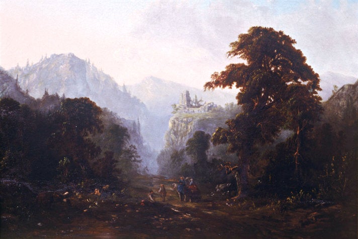 &quot;Landscape with Ruin&quot; by Robert Scott Duncanson at The Huntington